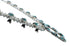Effie Calavaza Zuni Turquoise Snake Squash Blossom Necklace Set SN20284